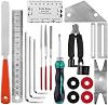 Guitar Repair Kit Guitar Accessories Guitar Care Set Cleaning Configuration Cleaning Maintenance Tools Set Tool Stainless Steel Tools Wrench String Action Ruler Ukulele Bass Banjo