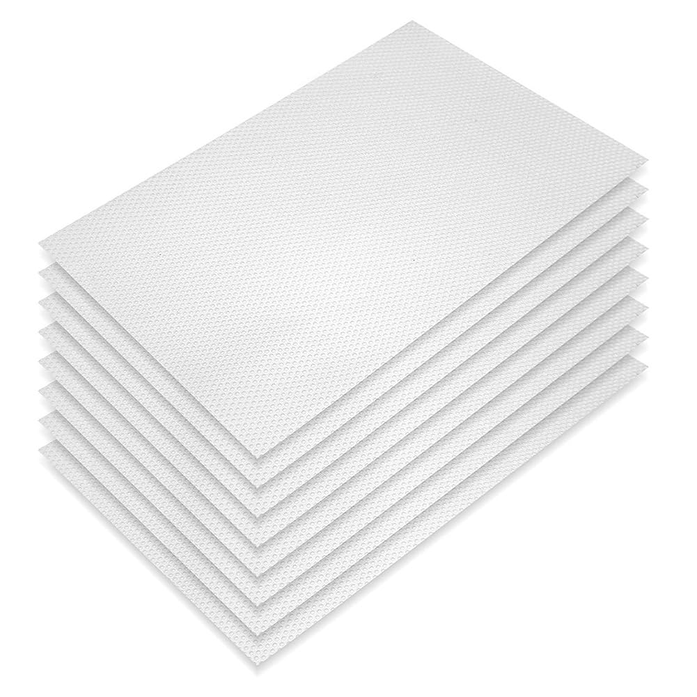 Aundhegrtt Refrigerator Shelf Liners Waterproof Easy to Clean Cuttable Shelf Liner for Fridge