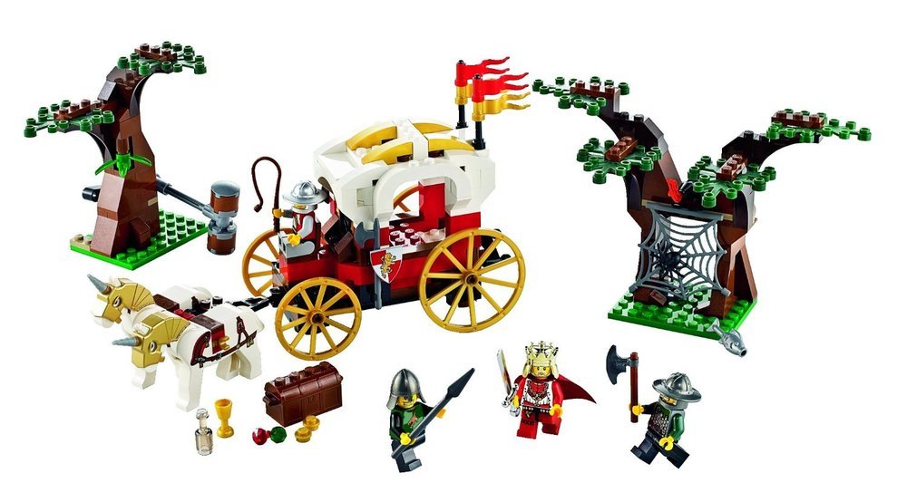 Amazon.co.jp: レゴ (LEGO) キングダム 王様の馬車を待ちぶせ