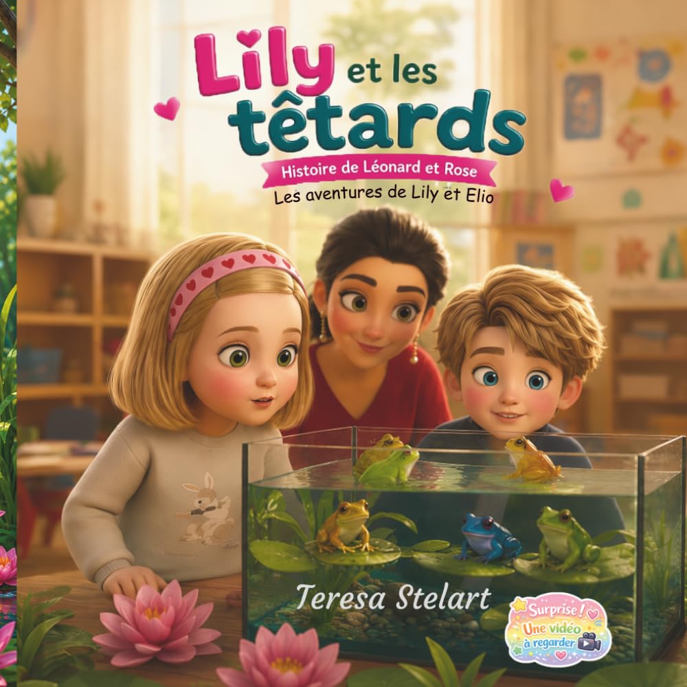 Lily et les têtards histoire de Léonard et Rose.: Les aventure de Lily et Elio
