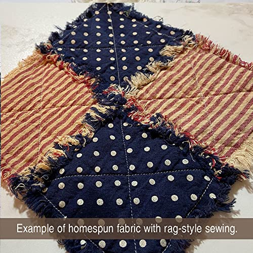 Premium Americana Navy Blue Polka Dot Cotton Fabric - Versatile Homespun Material for Crafts and Quilting, Sold by the Yard 5 Premium Americana Navy Blue Polka Dot Cotton Fabric - Versatile Homespun Material for Crafts and Quilting, Sold by the Yard - Image 4