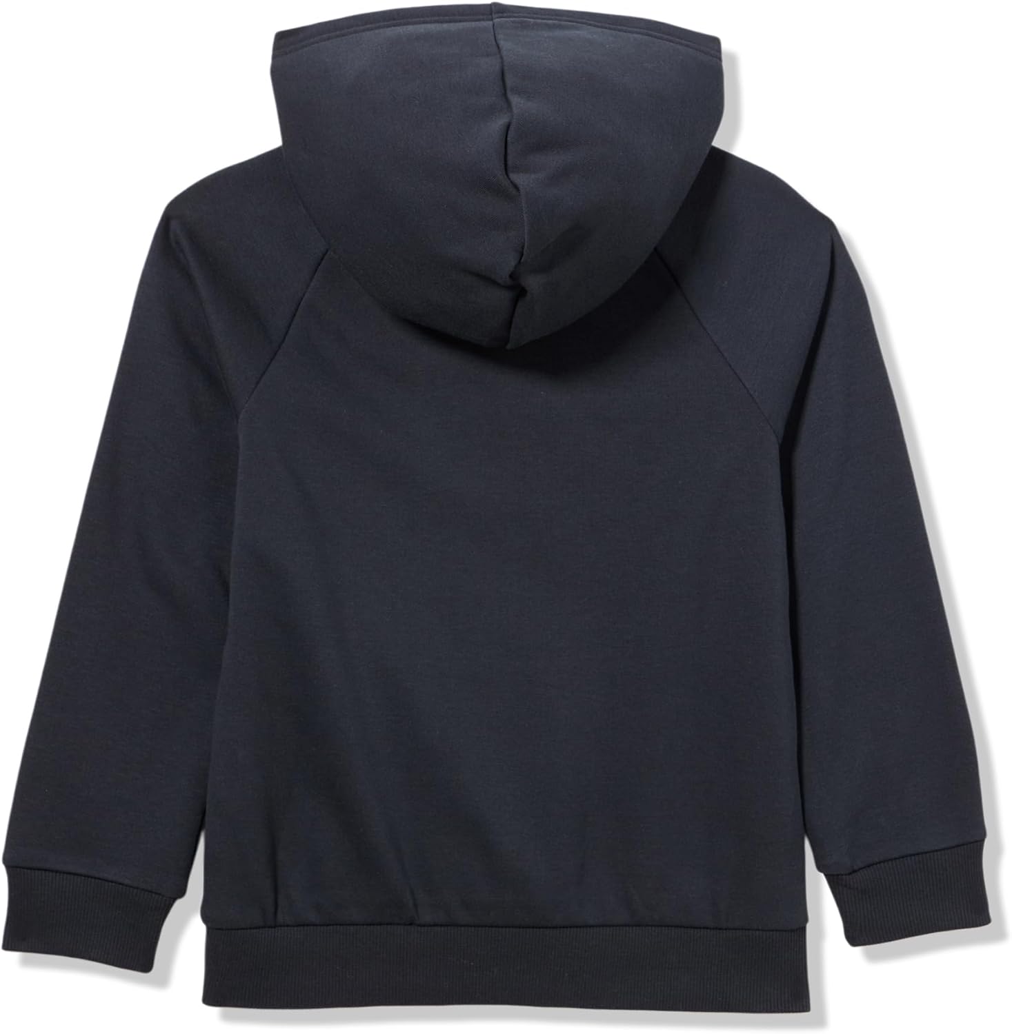 Under Armour Boys' Rival Fleece Big Logo Print Fill Hoodie, (002) Black / / White, Small - Image 3