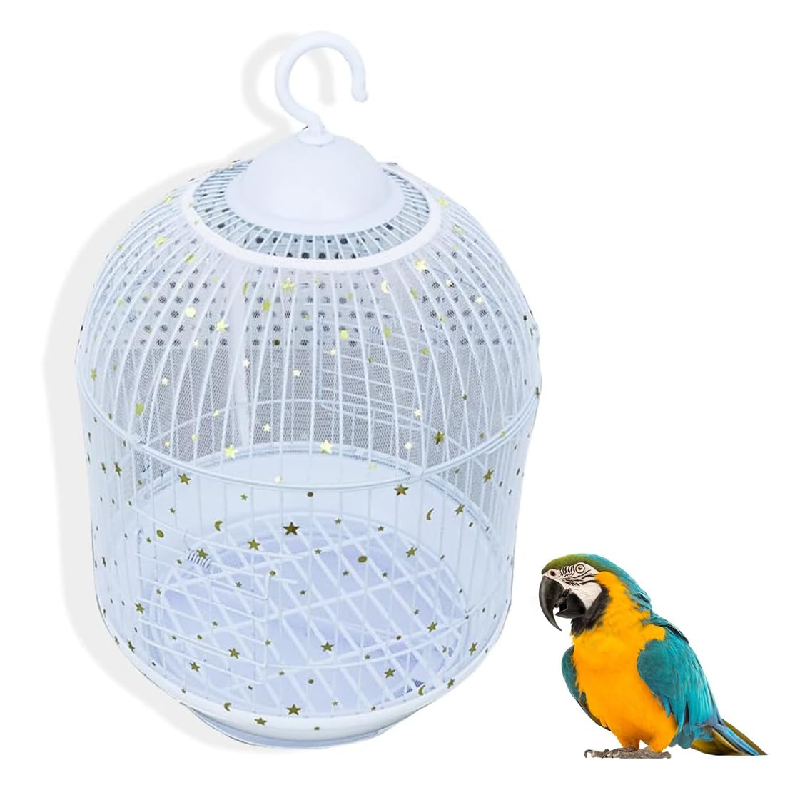Copertura Per Gabbia Uccelli JEYORZY - Rete Nylon Antipolvere, Catcher Semi, Universale - Foto 11