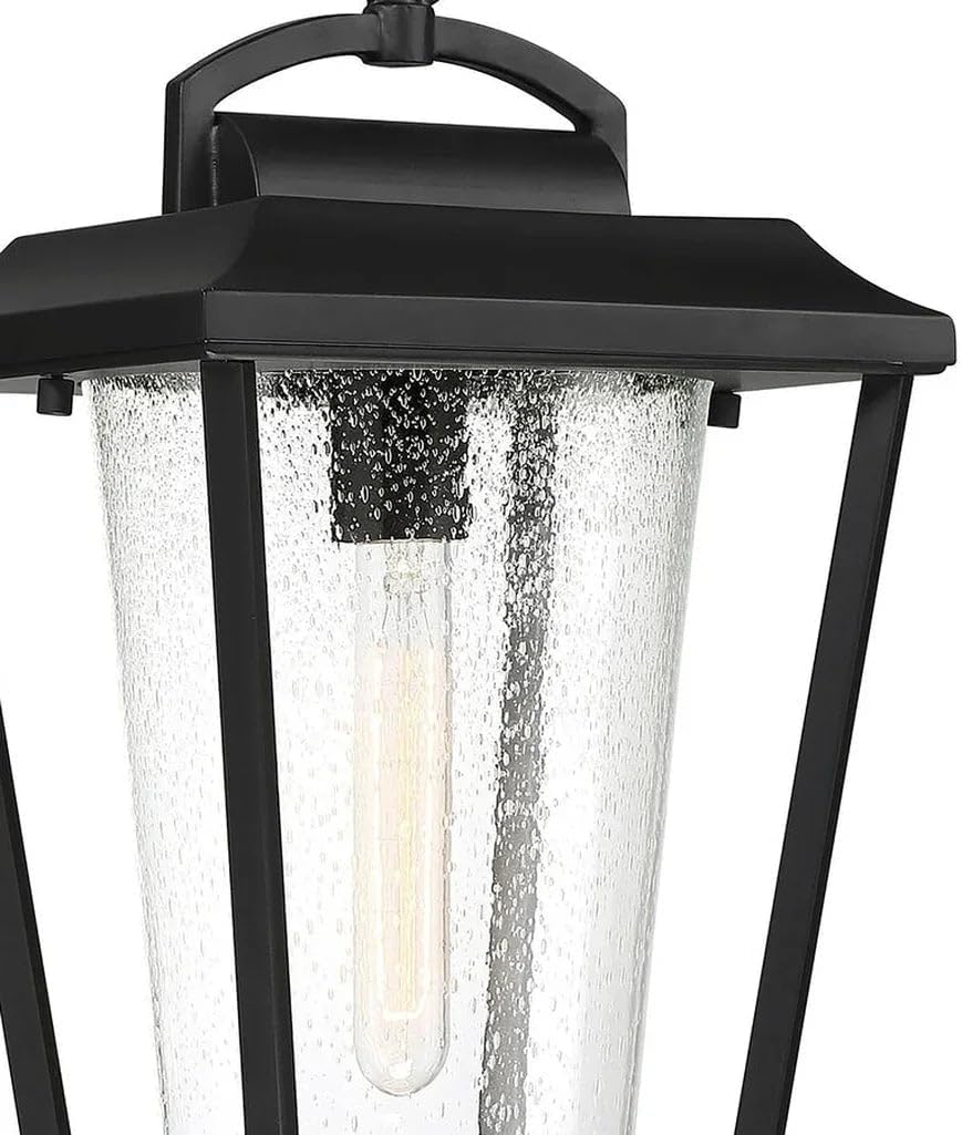 Nuvo 60/6514 Lakeview Lighting Fixture, 1Lt Hanging, Aged Bronze Finish with Clear Seed Glass