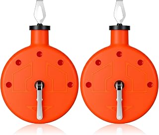 AmazingSpark 2-Pack 100ft Orange Chalk Line Reels - Portable PP Tools for Construction, Woodworking, Tiling & Straight Line Marking
