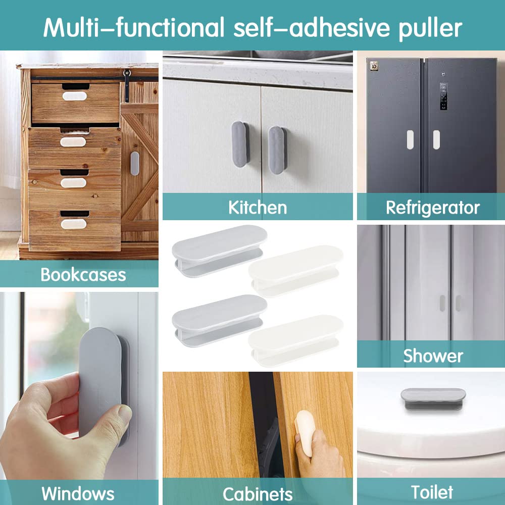 Manija Puerta Upvc Blanco Manija De Puerta Blanca Aluminio Upvc 48mm - Par Completo Con Tornillos, Eje Y Cassettes De Resorte Manijas Puerta Con Tornillos