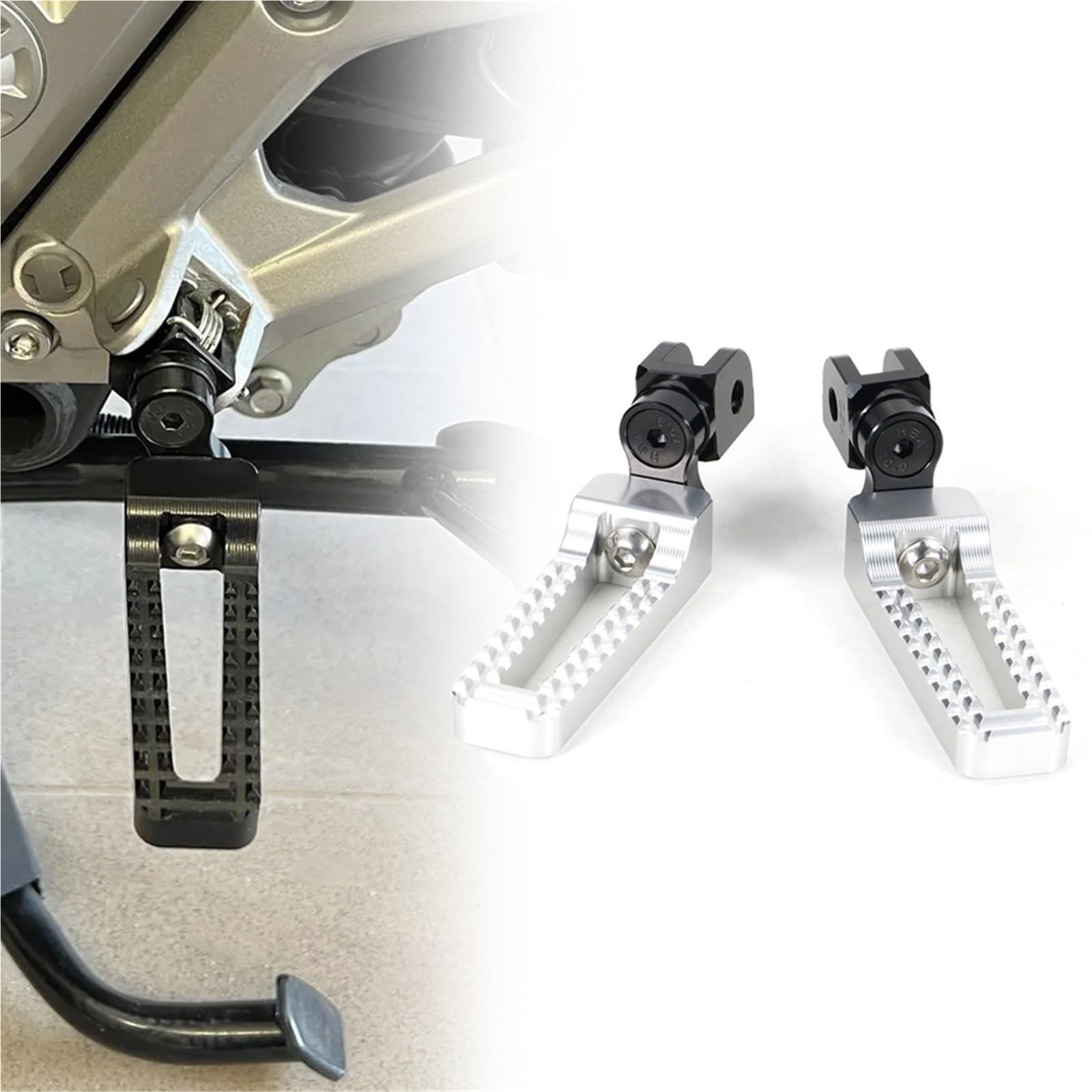 Repose-pieds réglables pour Suzuki SV650 et Gladius en balade moto