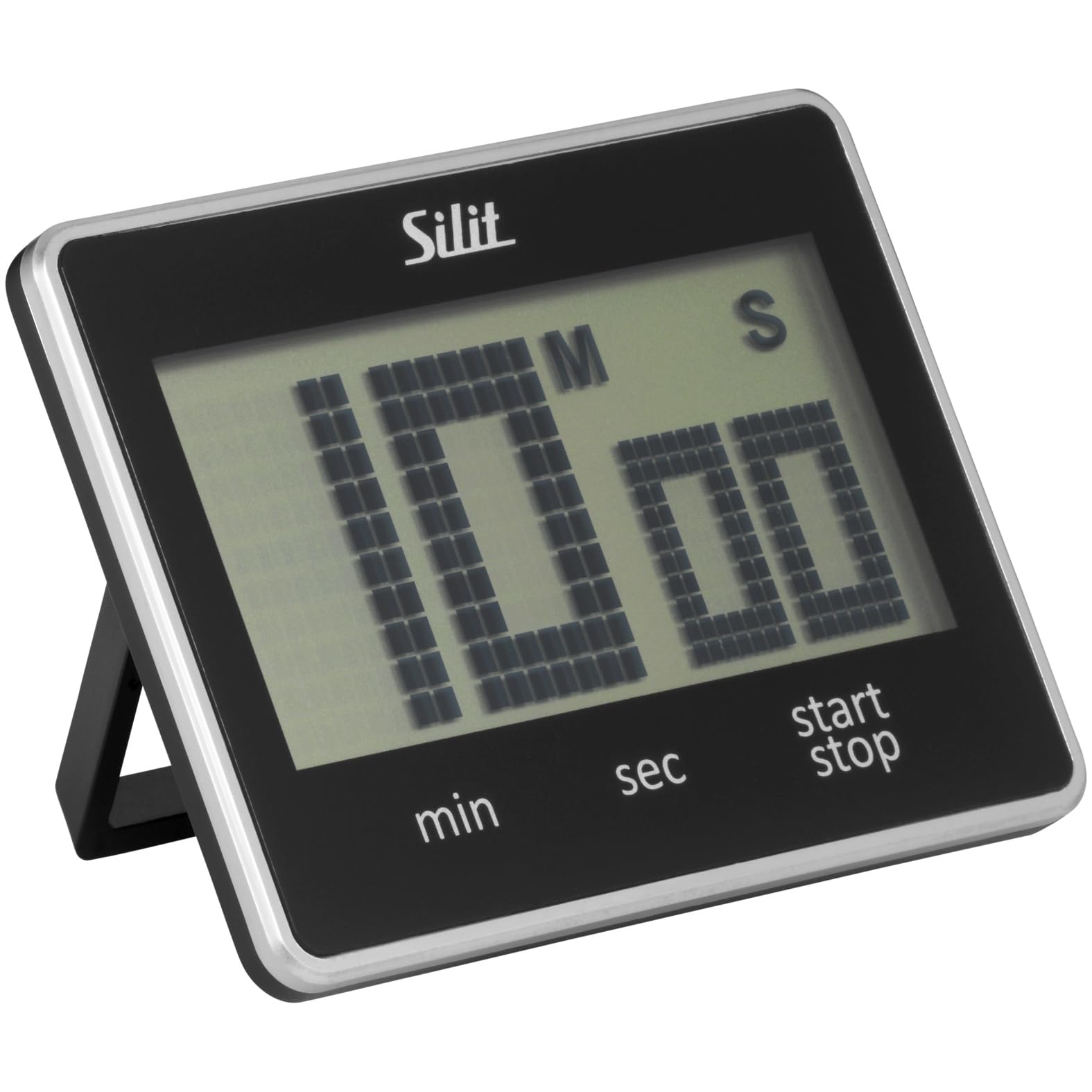Silit Attimo Kurzzeitwecker digital – Küchentimer, 9 x 7 cm, schwarz