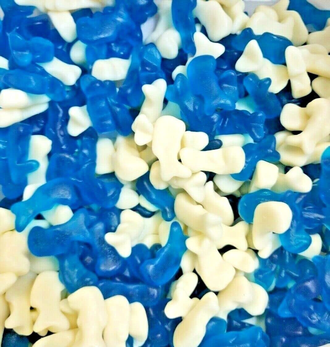 Baby Dolphins Blue & White Sweets Retro Pick N Mix Party Favours 1KG Share Bag