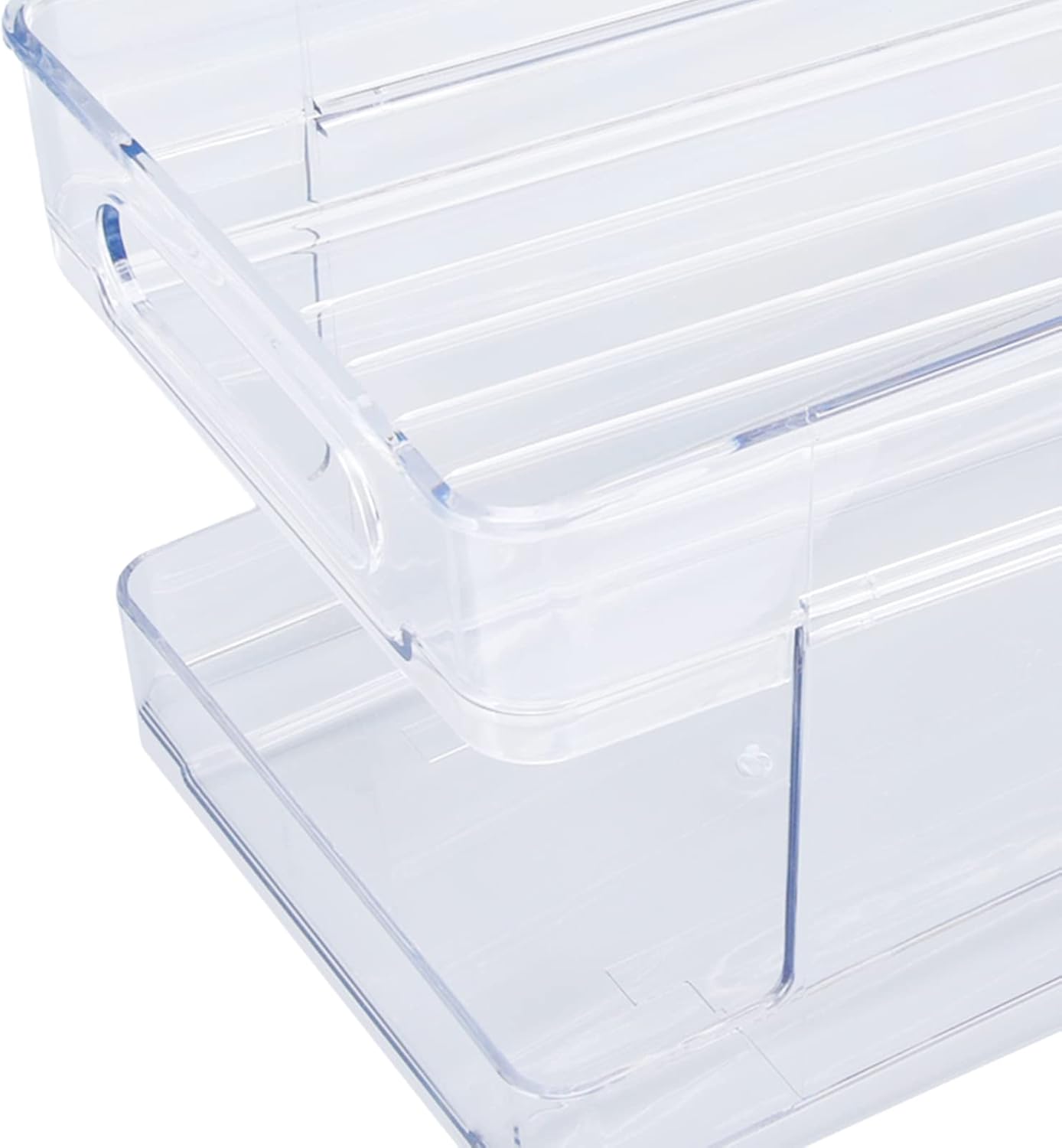 Tyenaza Can Organizer, Stackable Drink Soda Can Holder Rack PET Dispenser Double Deck, Can Storage Organizer Fit for Pantry Refrigerator Kitchen