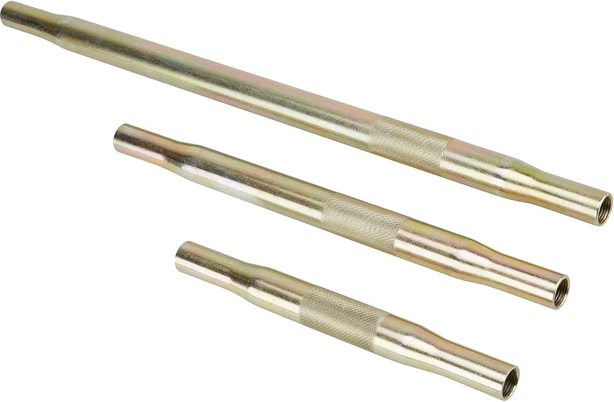 Speedway Motors Swedged Steel Adjustable Threaded Tube with 1/2-20 LH/RH Threads, 3/4 OD .065 Wall, 9 Inch Length, Zinc Plated, Universal Chassis and Steering Use