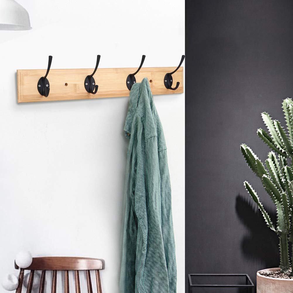 Porte-Manteaux Animaux | 6 Crochets En Bois À Fixer Au Mur