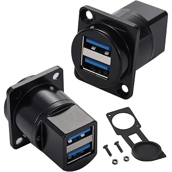 Penglin 2 x D-type dual ports USB 3.0 plug-in plug