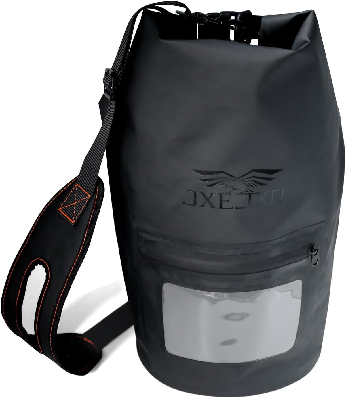 JXE JXO 15L Waterproof Faraday Dry Bag for Electronic Device Security | Military-Grade EMP & RFID Signal Blocking, Anti-Tracking & Hacking Protection, Data Privacy Shield for Mobile Devices （Matte）