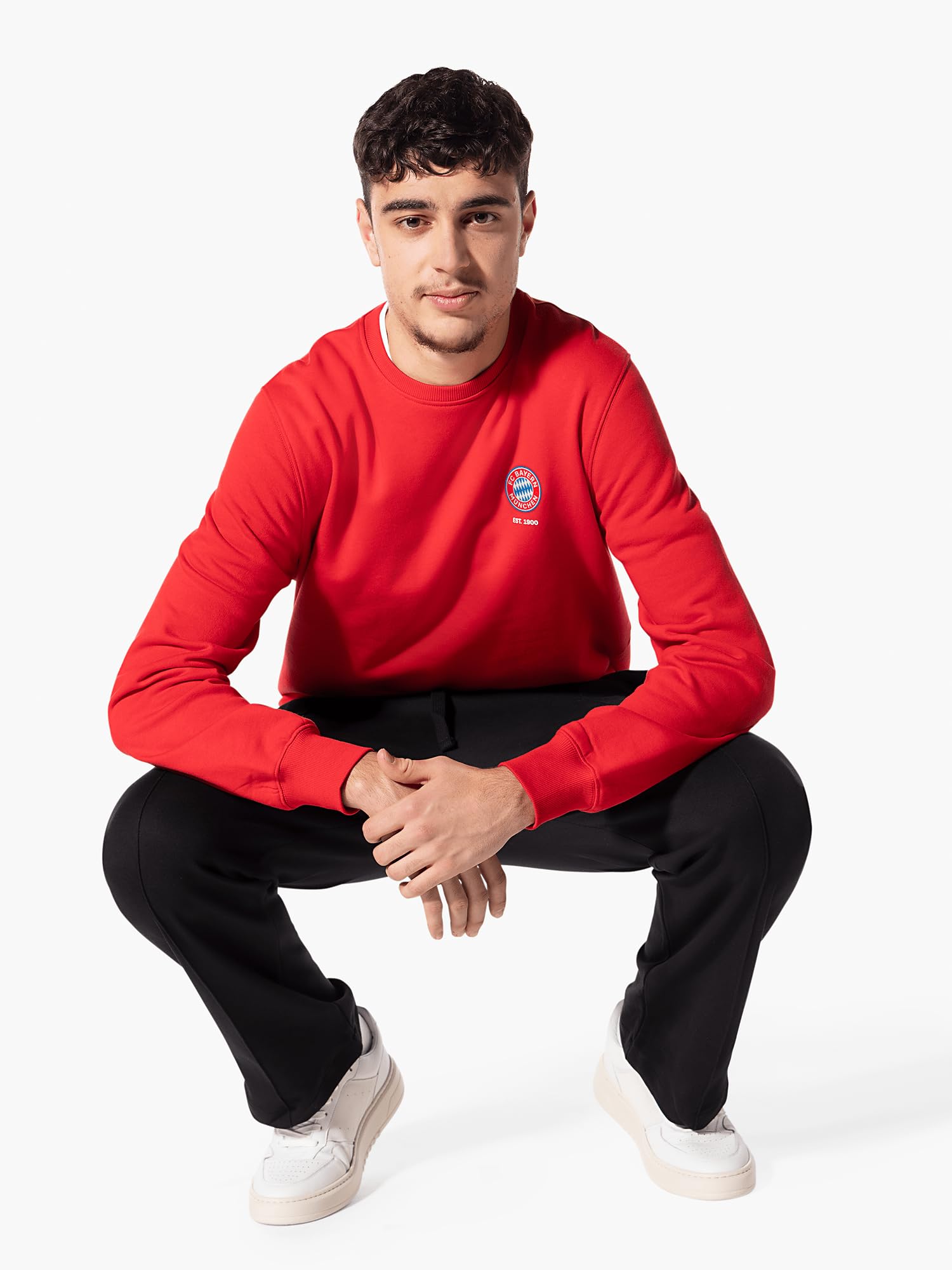FC Bayern München I Sweatshirt Essential I Herren I Rot