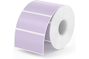 MUNBYN Purple Thermal Labels: Elevate Your Shipping and Organization