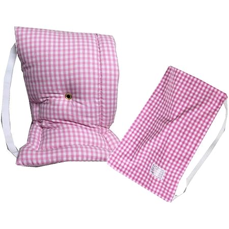 Amazon 防災ずきん専用カバー付 日本製 小学生から大人まで Lサイズ 防災クッション 約30 46cm ギンガムチェック ピンク 防災頭巾 通販