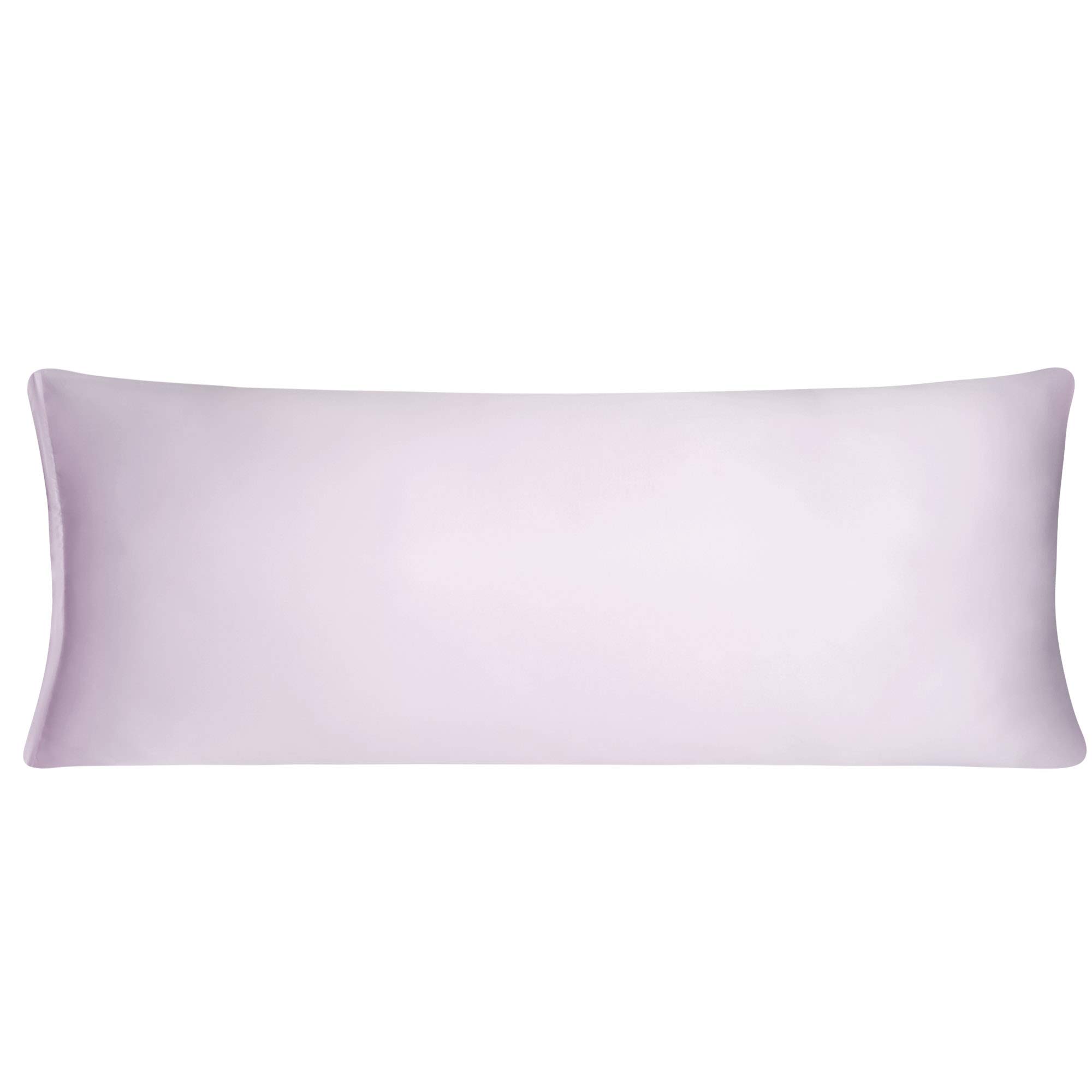 Housse de coussin en satin pour le corps et la peau anti-friction à fermeture éclair