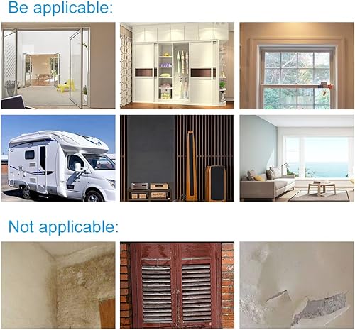 Miniatura 7 de Cinta de Espuma Selladora, 12 Pulgada de Ancho x 116 Pulgada de Grosor Burletes para Puerta y Ventana, Tira de Aislamiento para Puerta de Celda