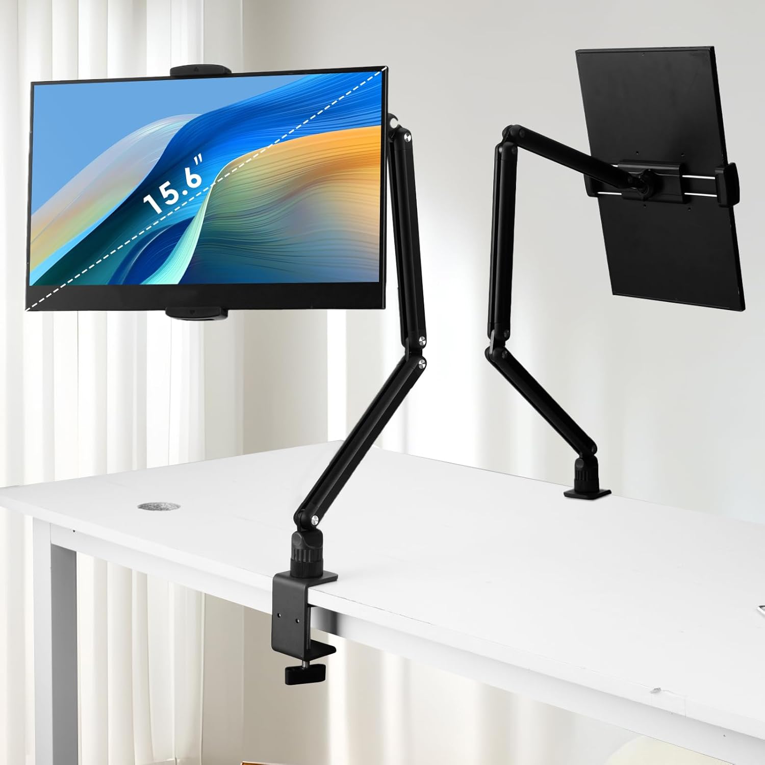 Polbecky for ipad Tablet Stand Holder for Desk Portable Monitor Stand Holder 15 6 Max for ipad Tablet