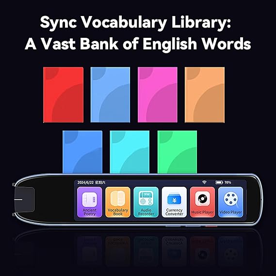 AI Smart Pen - Portable AI Smart Language Pen,Office Translation Gadgets - for Kids Adults Teachers Classroom School Office Home Travel University