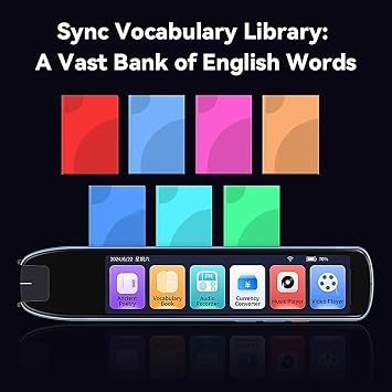AI Smart Pen - Portable AI Smart Language Pen,Office Translation Gadgets - for Kids Adults Teachers Classroom School Office Home Travel University
