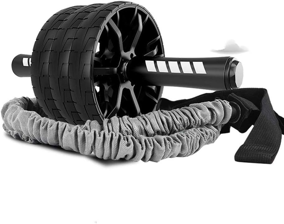 Abdominal Muscle Wheel - Roller Kit with Resistance Band,Knee Pad,Anti-Slip Handles,Storage Bag and Training Program