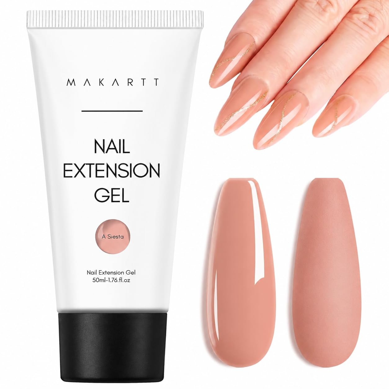 Makartt Pink Poly Nail Gel - Build Stunning Nails -14