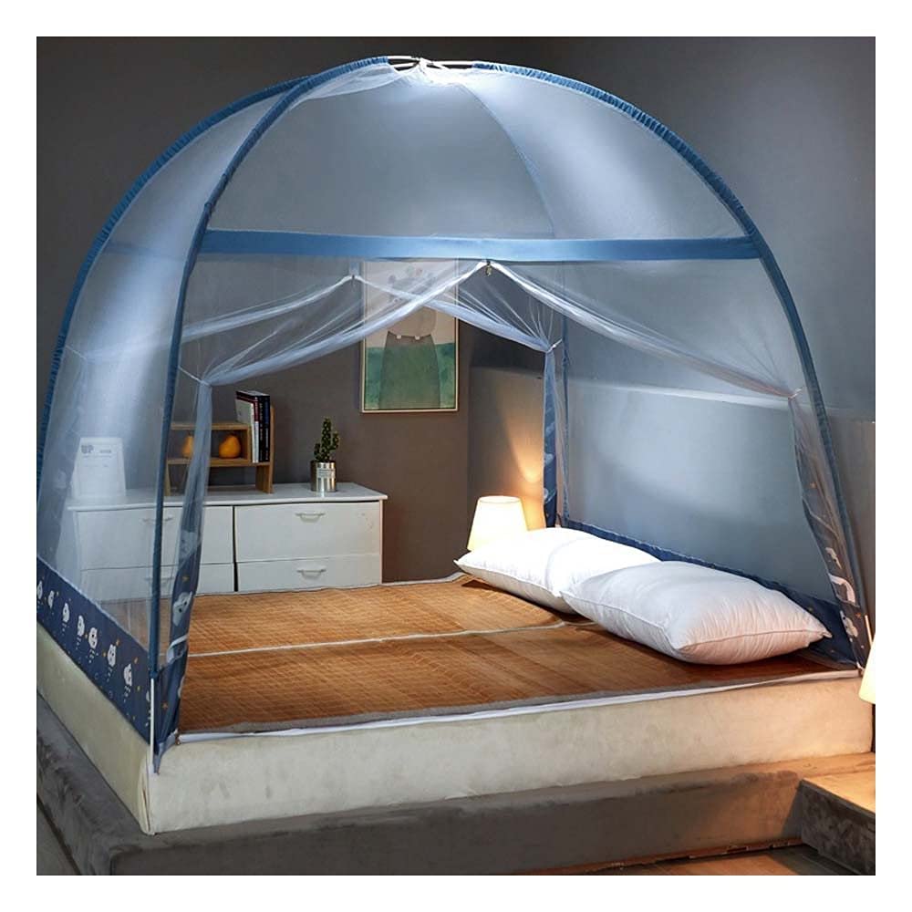 GTHTUHFD Pop Up Mosquito Net, Portable Tent Travel Three Door Zipper Bed Net, Easy Installation And Fine Mesh, Perfect For Bedroom Outdoor,6,200 * 220Cm,4-200 * 220cm