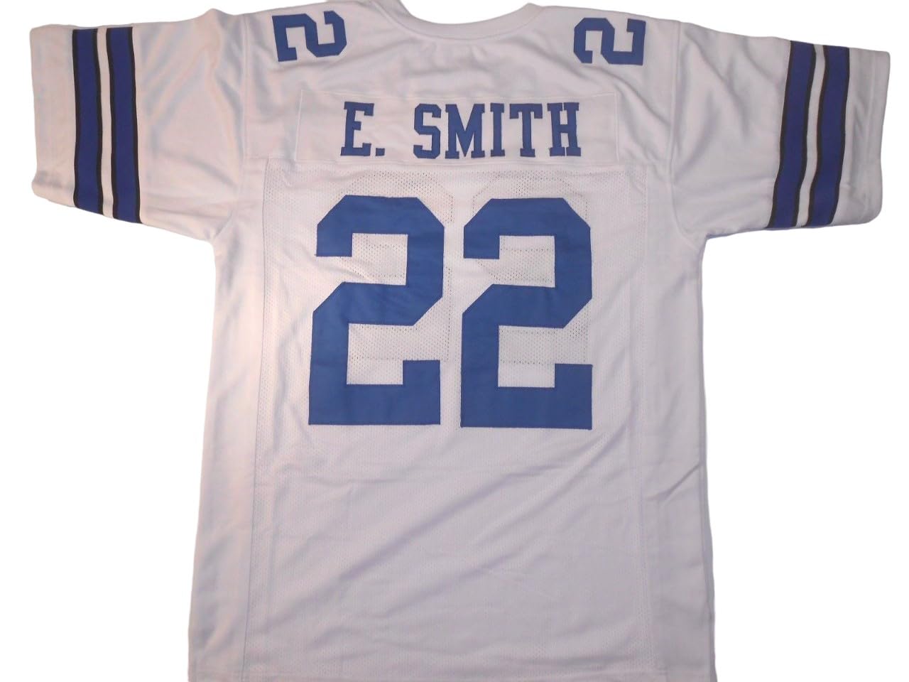 Emmitt Smith Jersey Stitched White Custom Football New No Brand/Logos (US, Alpha, XX-Large, Regular, Regular, White)