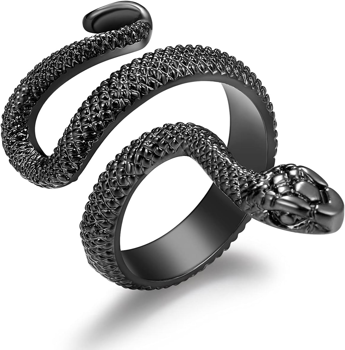 Sora TukiSnake Ring Silver Snake Rings for Women Phoenix Ring Adjustable Vintage Rings Punk Goth Rings Gold Snake Silver Ring Set Snake Jewelry
