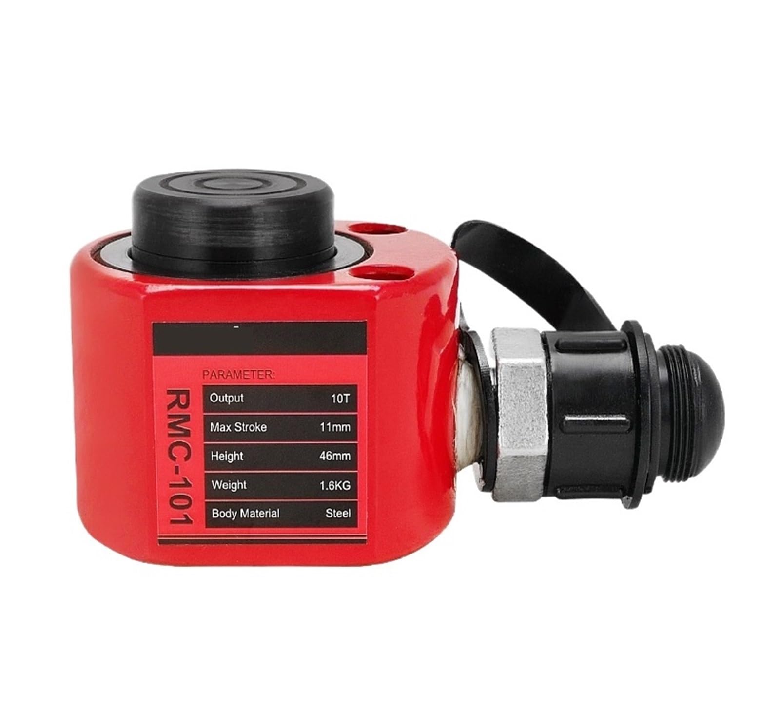 TSCFHGQI Hydraulic Cylinder RMC-101 Hydraulic Lifting Jacking Work Travel of 11mm Output 10 Tons