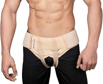Wonder Care Hernia Belt for Men Inguinal - Hernia Truss, Groin Brace Hernia Support for Men, Removable Compression Pads & Adjustable Groin Straps, Double inguinal Hernia Support for Men, Small
