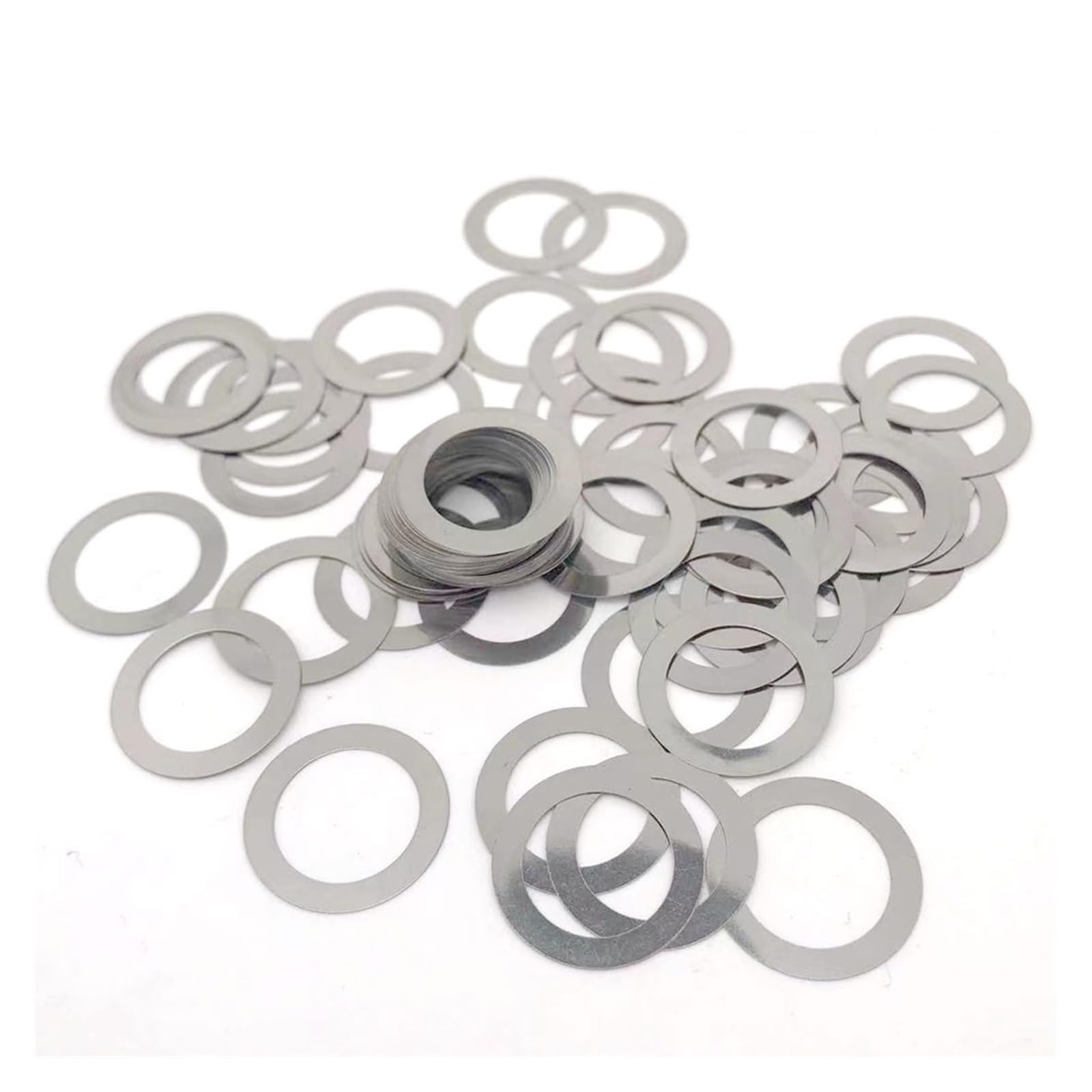 Arandelas planas de acero inoxidable, paquete de arandelas planas de acero inoxidable 304 de M2-M40 0,1-1 mm(1mm thick,10pcs M10x14)