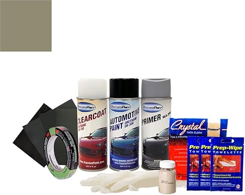 Vista 573 de Pintura de retoque automotriz en aerosol para Mazda Miata - Sunlight Silver Metallic Clearcoat 22V - Color+Paquete Clearcoat