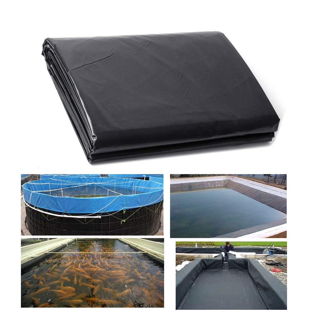 Jainsons Pet Products Liner Tarpaulin 500 Micron for 10000 LTR Biofloc Fish Farming Tank Pond (Length 13 Mtr, Height 1.2 Mtr)