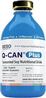 Q-CAN Plus Organic Fermented Soy Beverage - USDA Certified, Nutrient-Rich with Bioavailable Isoflavones & Amino Acids