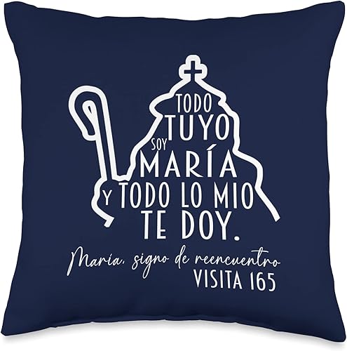 Miniatura 5 de Virgen Divina Pastora Venezuela Gift Store Virgen Divina Pastora Barquisimeto Venezuela María Madre cojín de 18 x 18 pulgadas multicolor