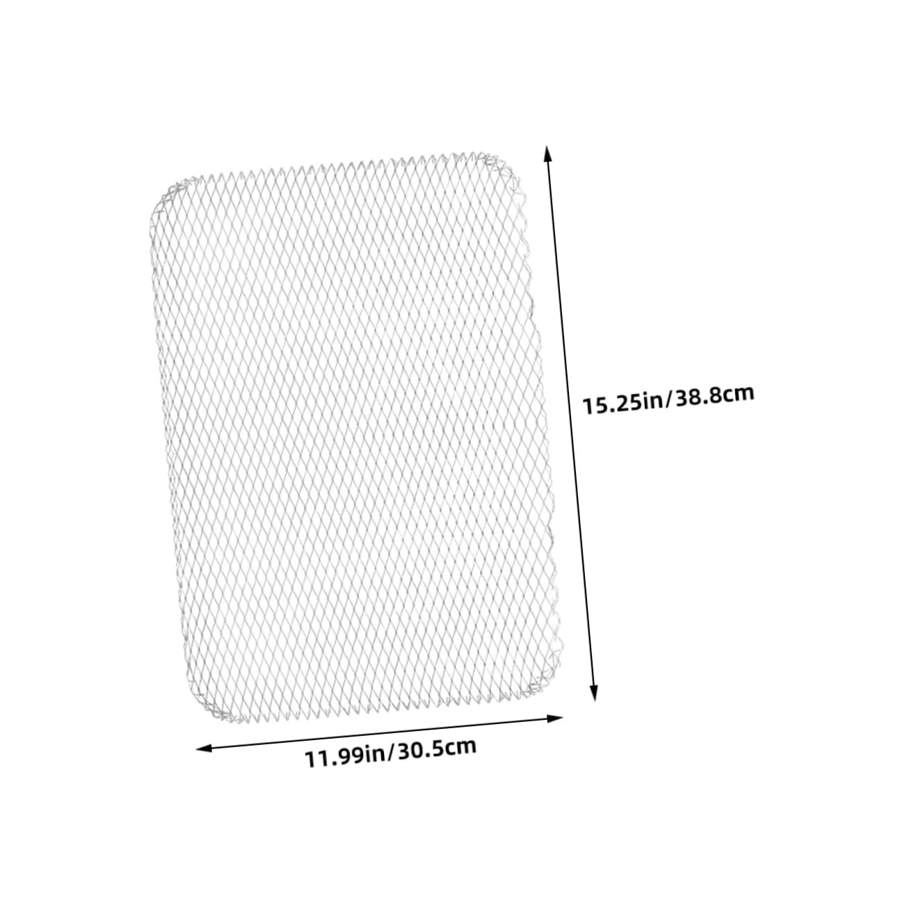 GLEAVI 8pcs Leak-proof Mat Liners Mesh Grill Nets Insulated Grilling Barbecue Outdoor Grill Barbeque Grill Topper Pads Cooking Mats Grate Scraper Nonstick Griddle Silver Aluminum