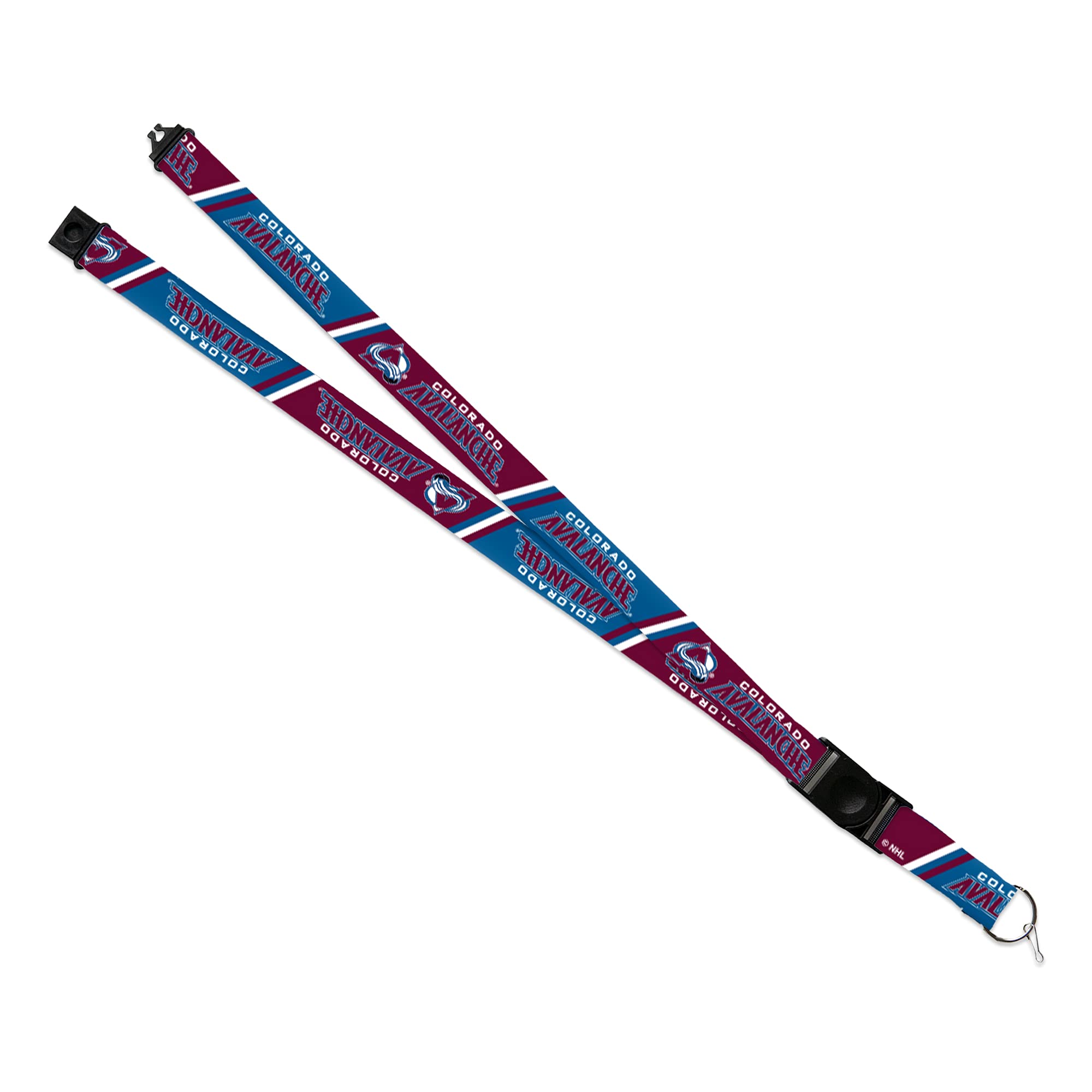 Rico Industries NHL Hockey 18" x 1" Premium Unisex-Adult Safety Breakaway Lanyard