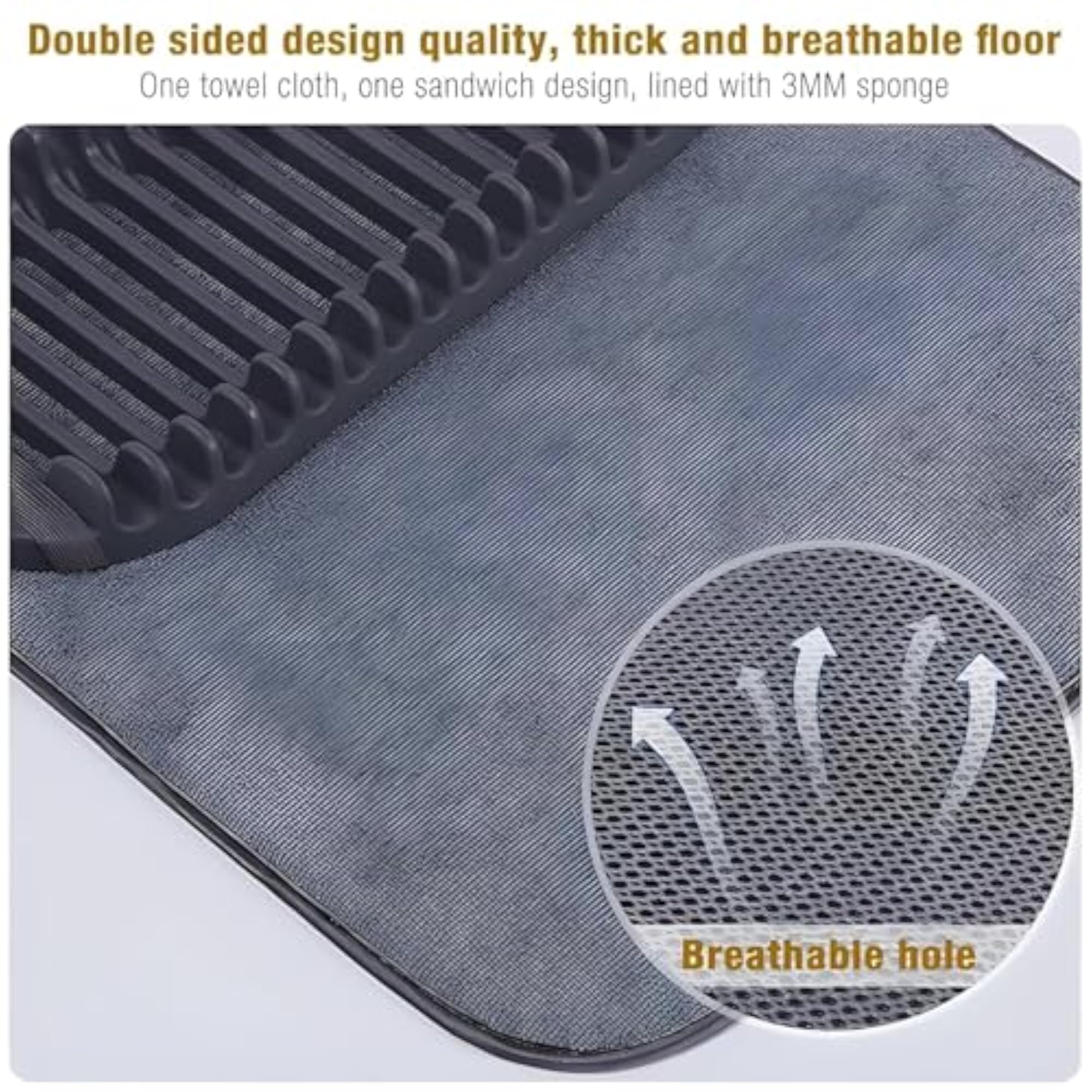 Kitchen Mat for Wet Utensil Drying