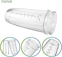 Vista 4 de Replacement Part for Nutri Ninja Blender 2-Pack 32oz Replacement Cups Compatible with Nutri Ninja Auto-iQ Series Blenders