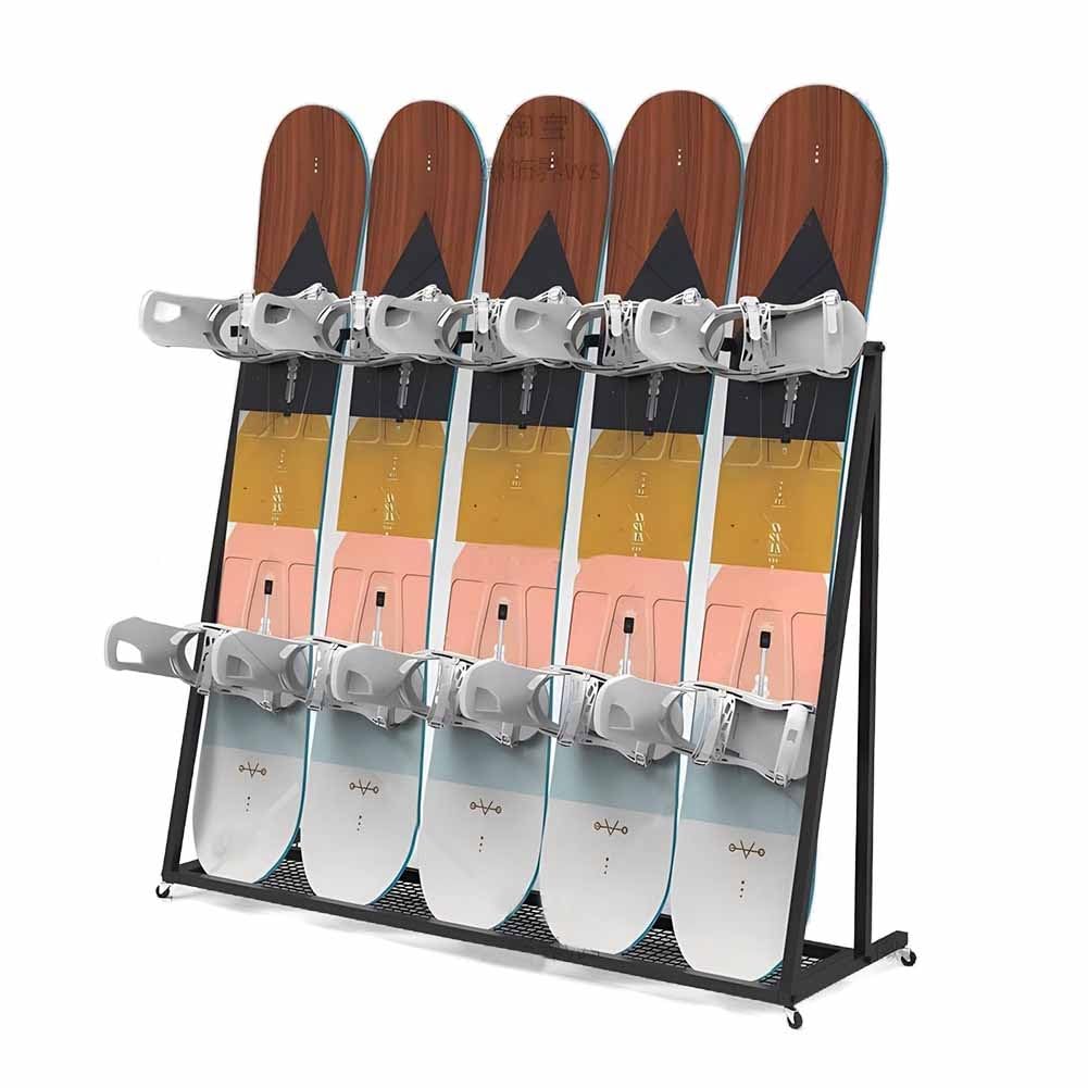 Generisch Mehrzweck-Wandhalterung für Sportgeräte wie Skateboards, Snowboards und Skier – platzsparende Aufbewahrungslösung für Garagen, Skigebiete und Verkaufsflächen
