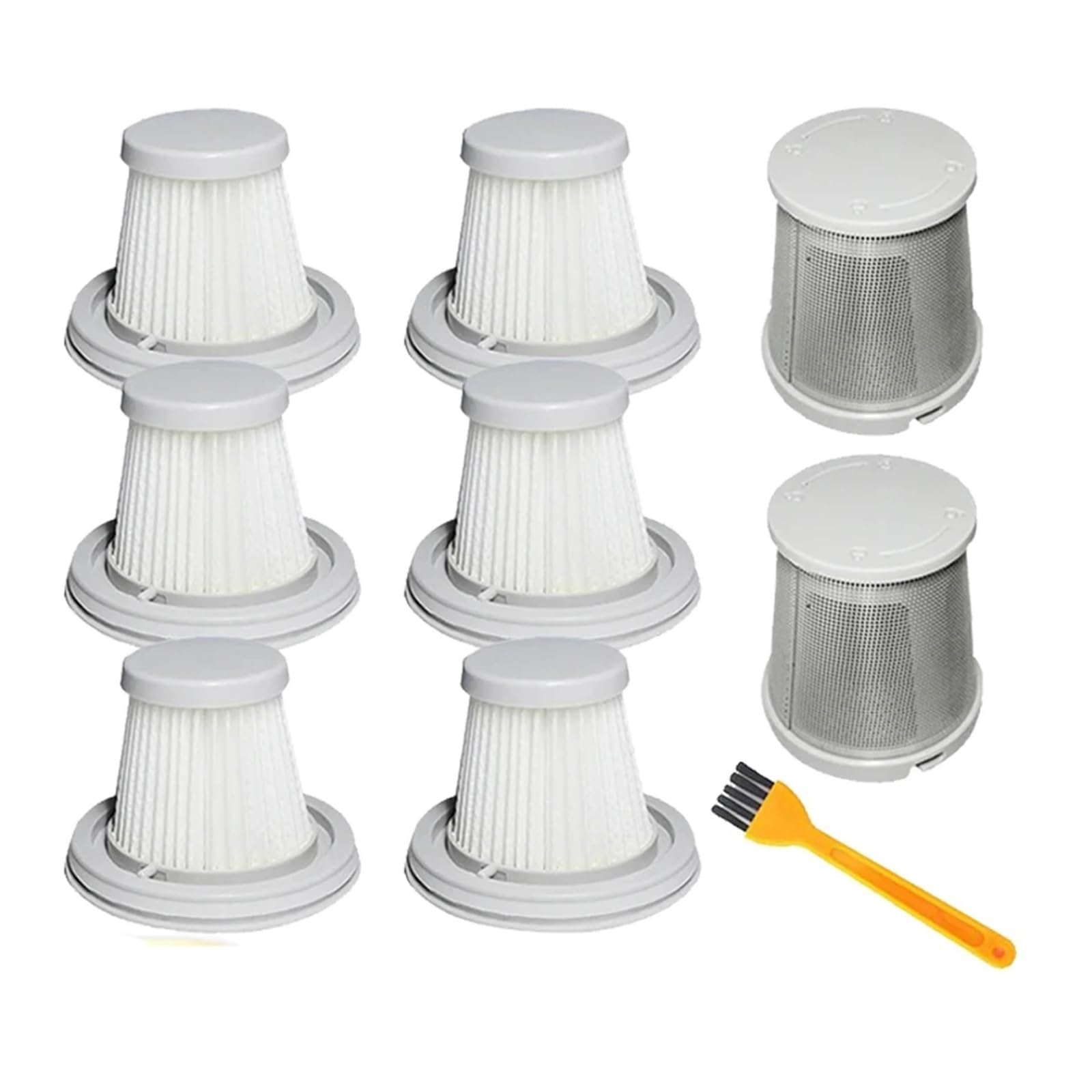 Kicici Hepa Filter And Cover Compatible With Xiaomi Mijia Handy Vacuum Cleaner SSXCQ01XY H13 Spare Parts Home Car Mini Wireless Replacement Parts(SET B)