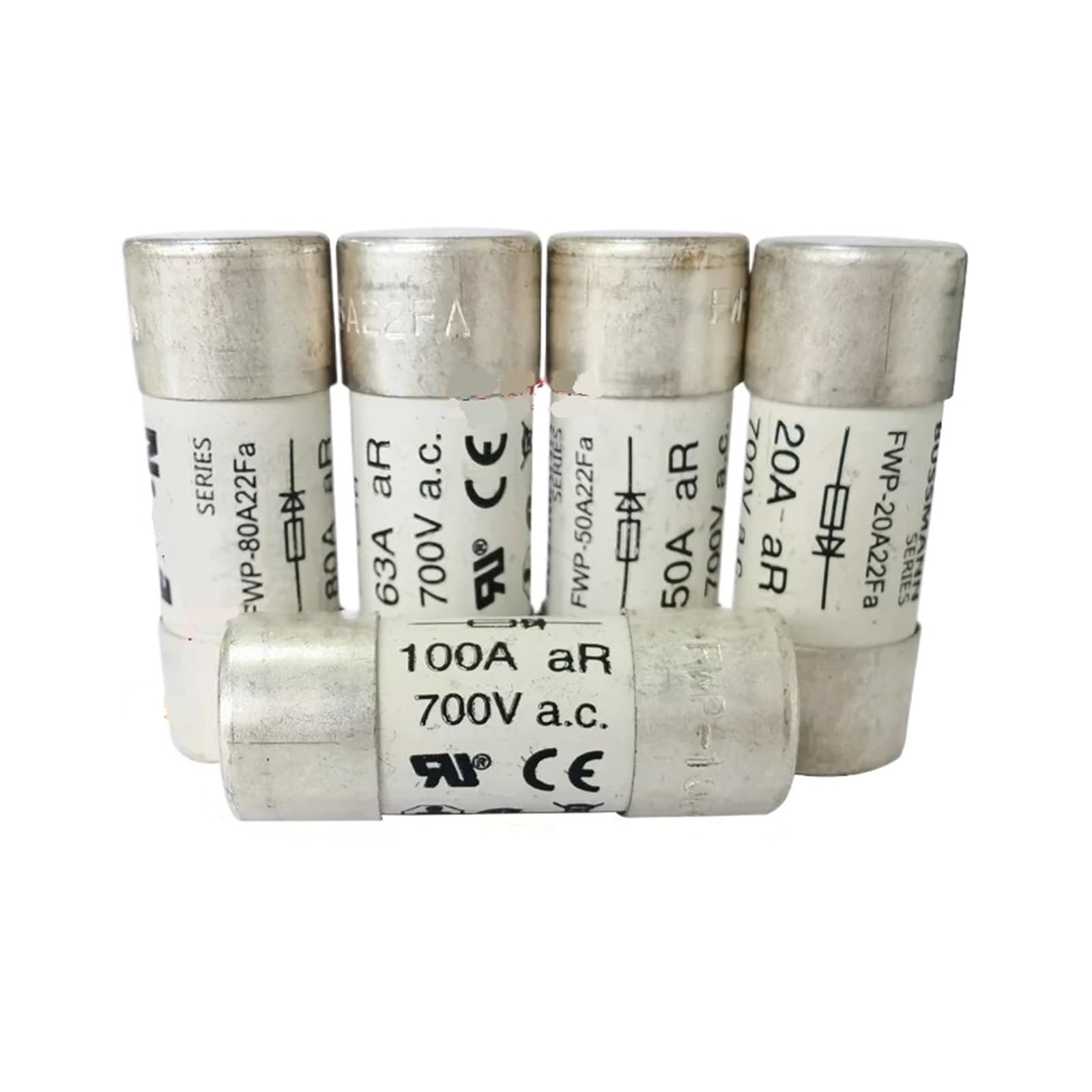 Fusibles FWP-100A22Fa 100A pour éviter la surchauffe des transformateurs de puissance