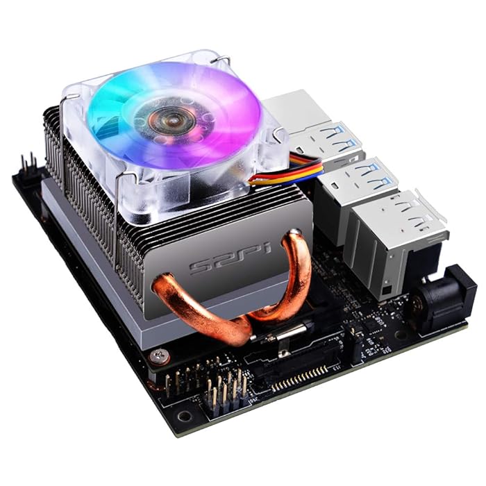 Buy GeeekPi NVIDIA Jetson Nano Fan, Cooling Fan for NVIDIA Jetson Nano Developer Kit, 5V PWM Low