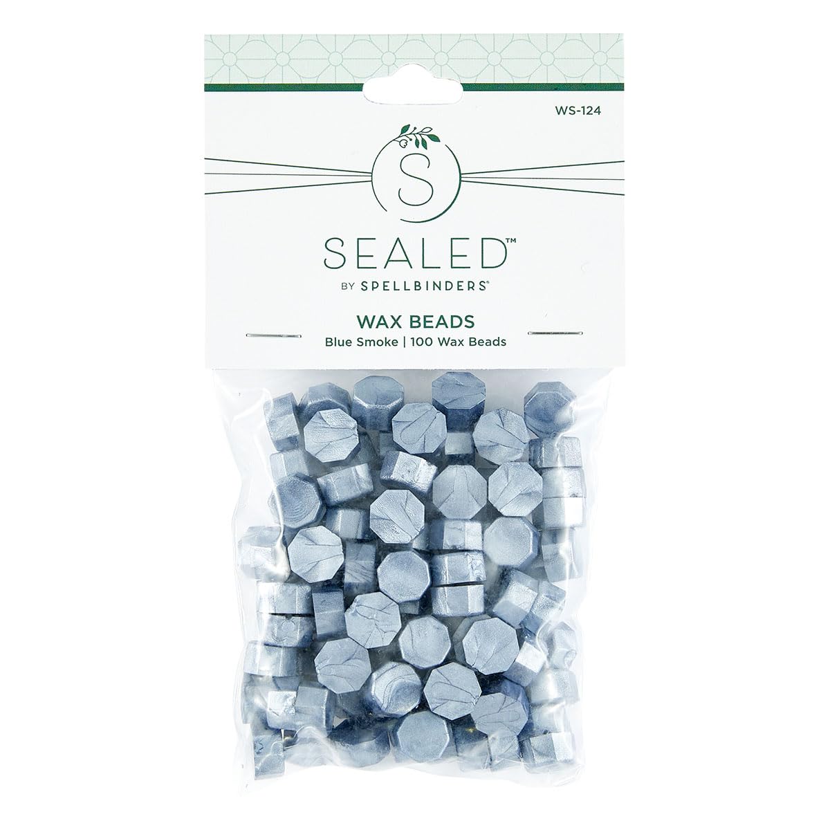 Spellbinders Blue Smoke Wax Beads from The Sealed Collection