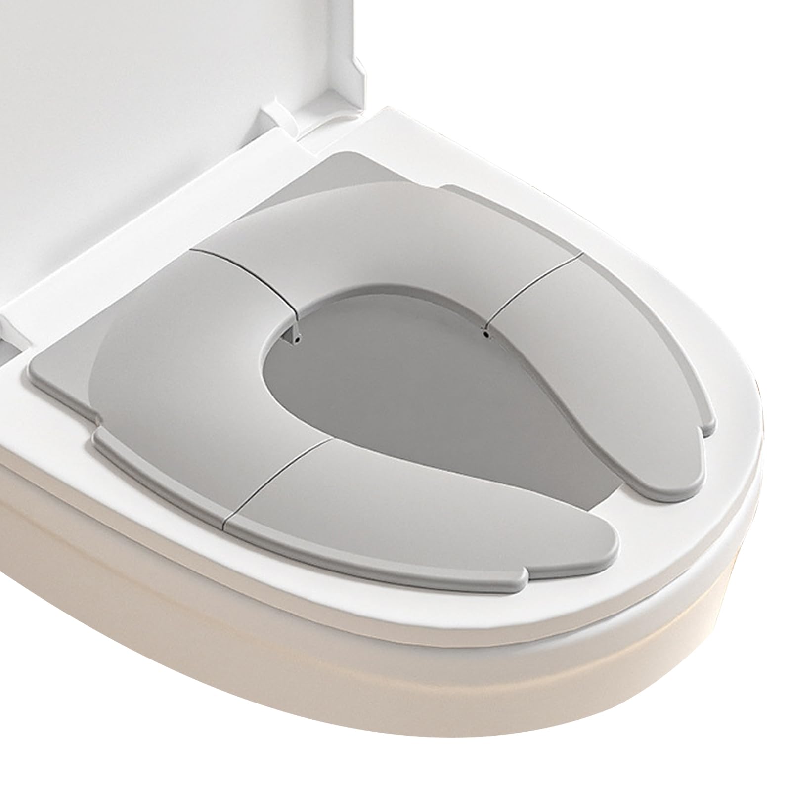 Riduttore WC Portatile Per Bambini - Sedile Pieghevole Da Viaggio Con Cuscino Antiscivolo In Silicone - 2