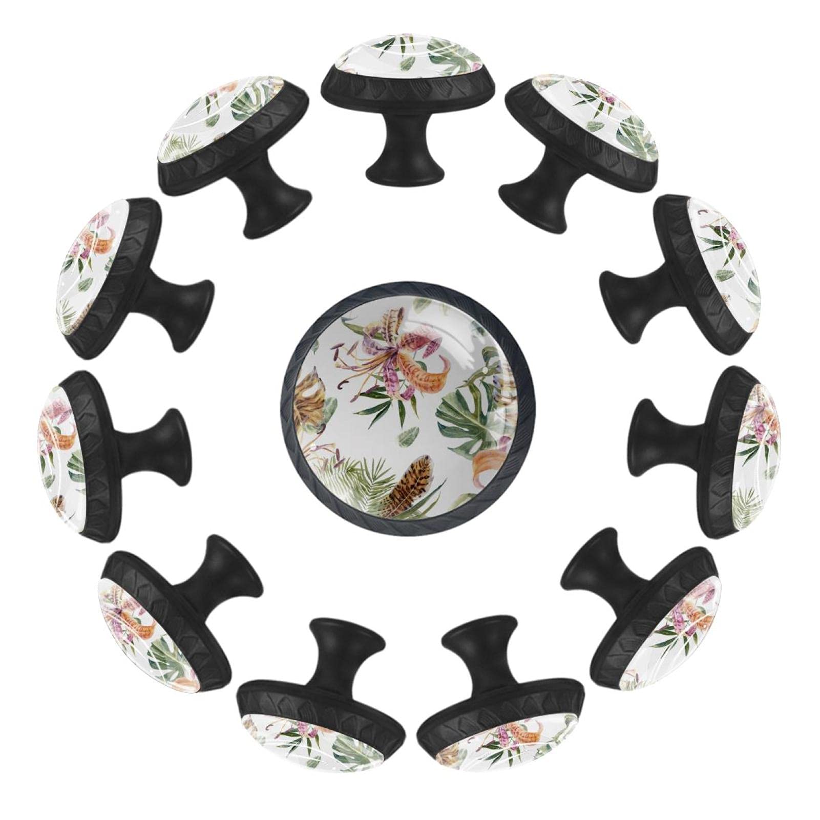Boutons de tiroir ronds pour rénover facilement une commode usée lot de 12