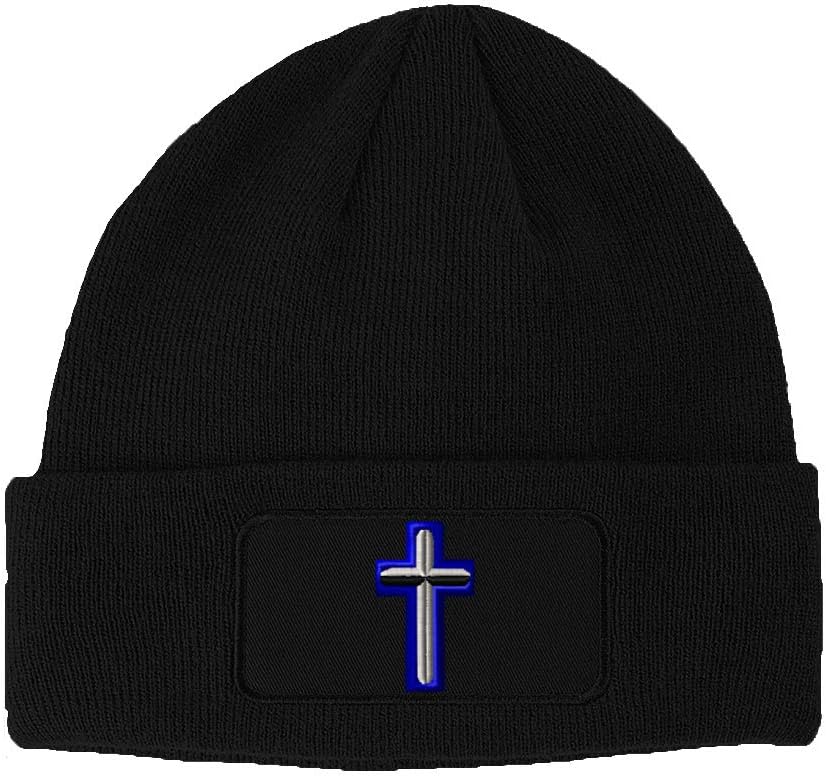 Custom Patch Beanie Air Force Christian Chaplain Embroidery Acrylic